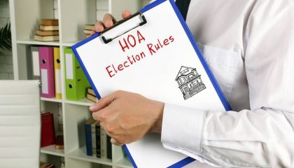 HOA election rules