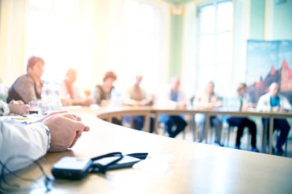 People,At,A,Round,Table,Discuss,Different,Issues.,Focus,On Cupertino, CA HOA Attorney