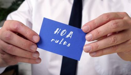 HOA rules attorney