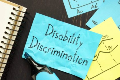 Disability,Discrimination,Is,Shown,On,The,Conceptual,Business,Photo Mountain View HOA Disability Discrimination Attorney