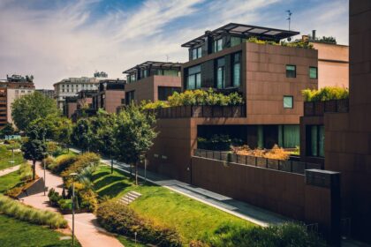 Modern,Residential,Buildings,In,The,Public,Green,Area.,Apartment,Houses HOA Law Firms in the Bay Area