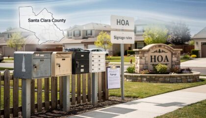 Navigating Mailbox and Signage Rules in Santa Clara County HOAs