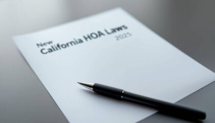 New California HOA Laws for 2025