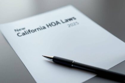 New California HOA Laws for 2025