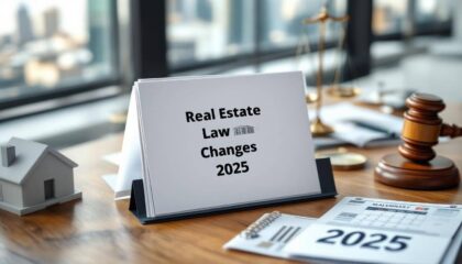 Real Estate Law Changes Coming in 2025
