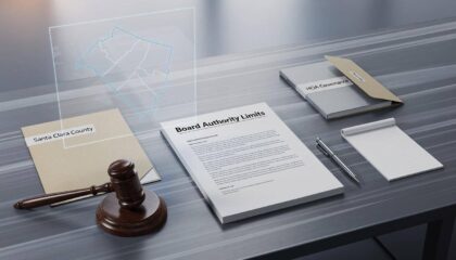 Understanding Board Authority Limits in Santa Clara County HOAs