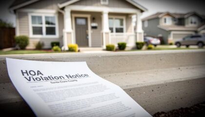What Happens After an HOA Violation Notice in Santa Clara County