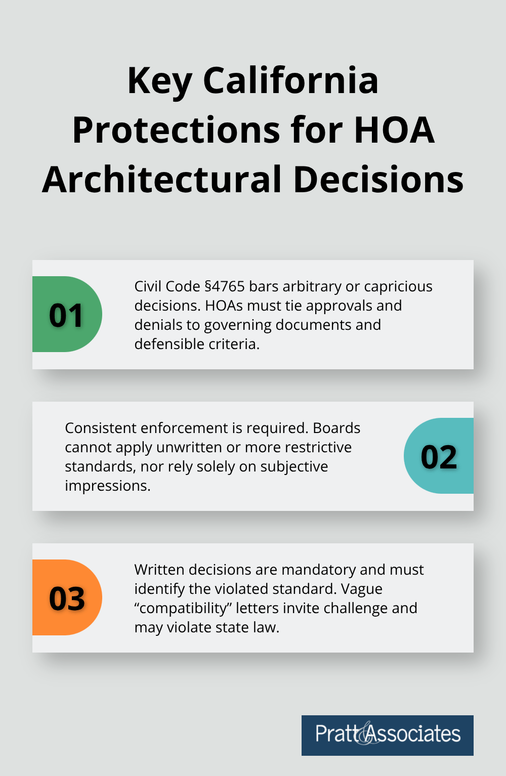 Three essential California legal standards homeowners can use in architectural disputes - architectural appeals