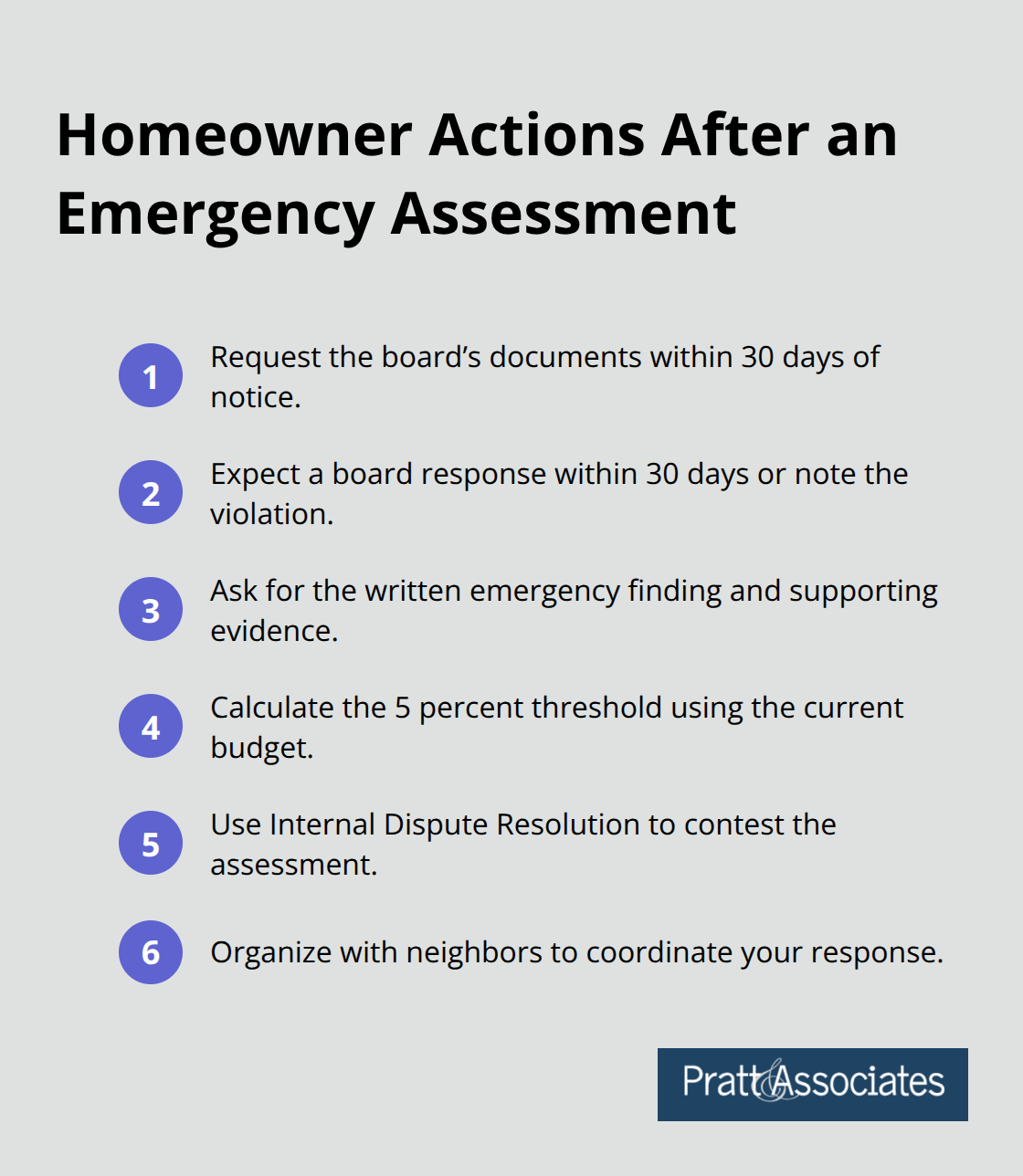 Compact checklist of steps Santa Clara County homeowners can take within and after the 30-day window. - emergency powers